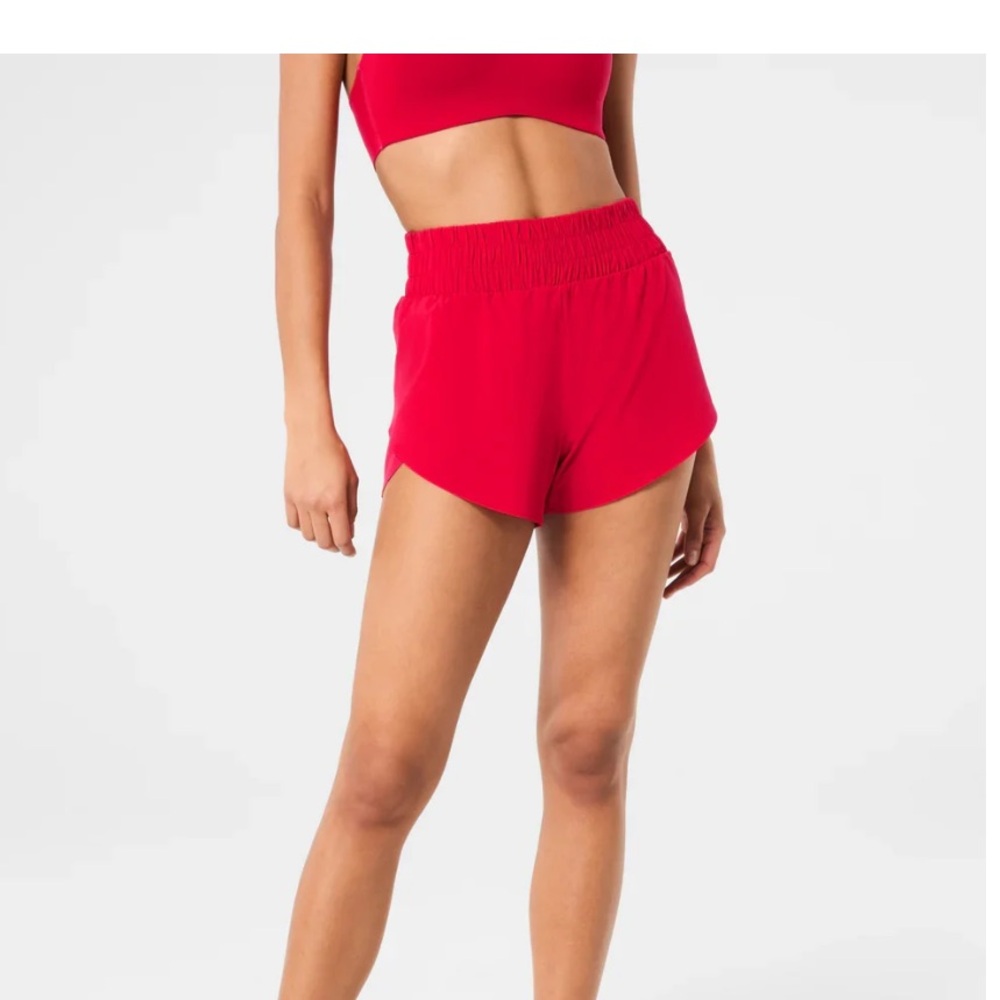 SPANX Get Moving High-Rise Active Run Shorts 3" Large